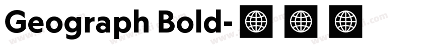 Geograph Bold字体转换